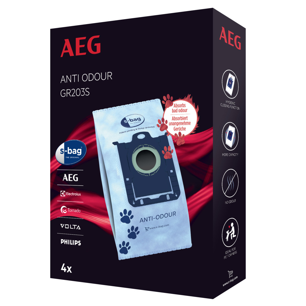 AEG S-bag Anti Odour Gr.203s - Accessoires - AEG- 11.19€ bij Bobby &amp; Caro