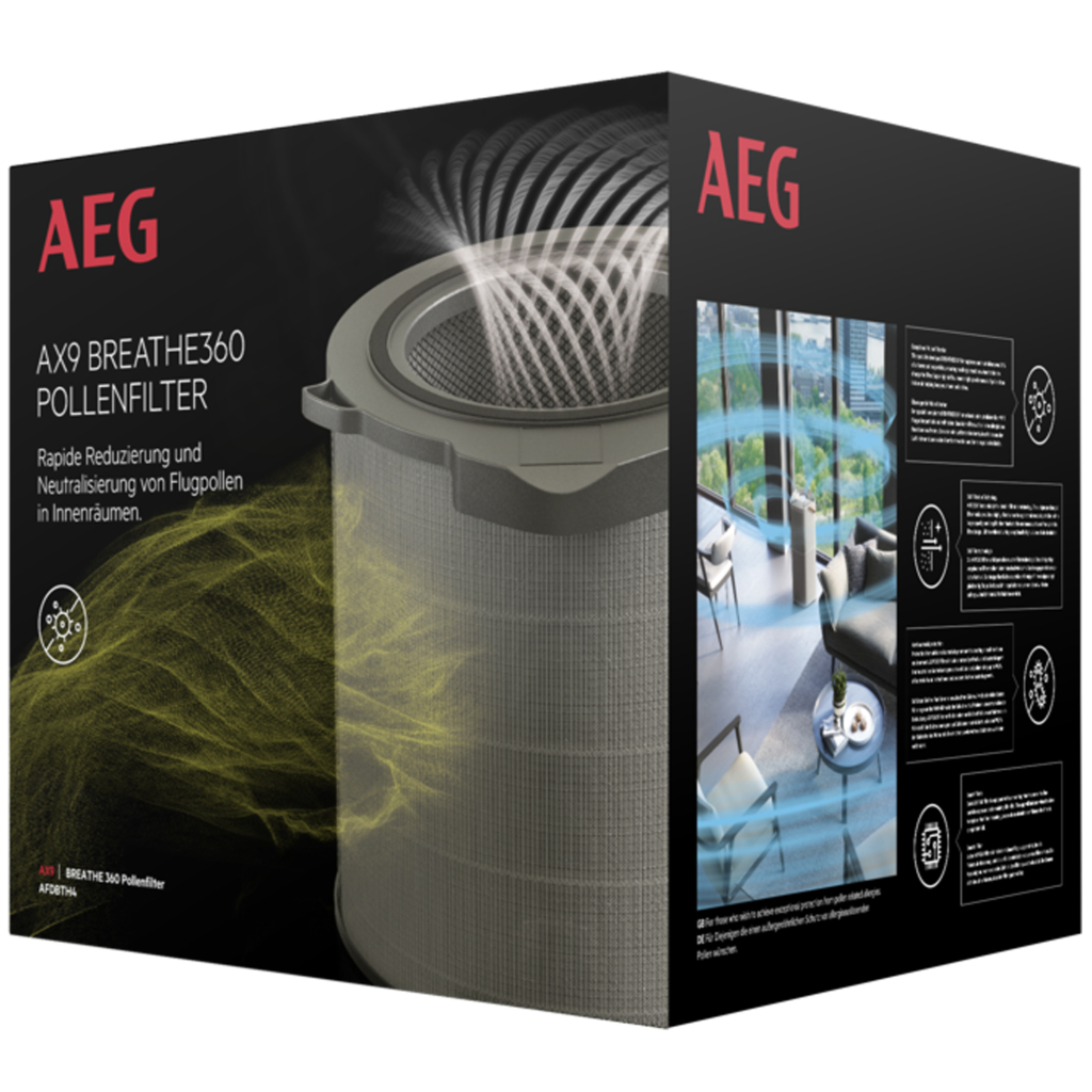 AEG AFDBTH4 Breathe 360 Pollenfilter - Accessoires - AEG- 65.19€ bij Bobby &amp; Caro