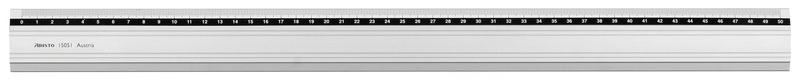 Aristo AR-15051 Liniaal 50cm Aluminium Met Rubber Inleg - Linialen - Aristo- 8.19€ bij Bobby &amp; Caro