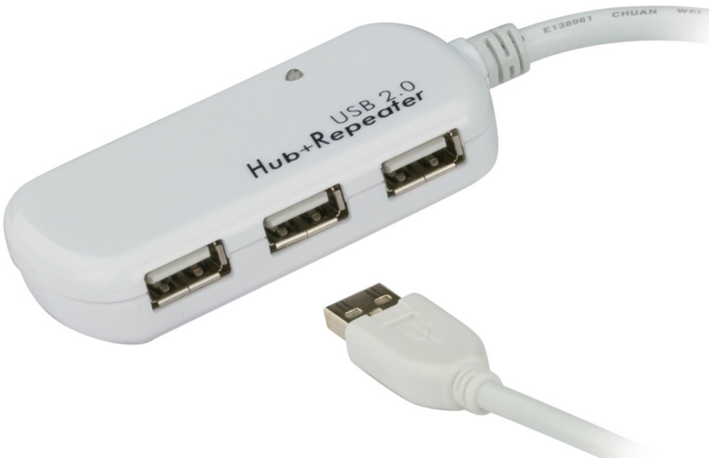 Aten At-ue2120h 4-poorts Usb 2.0 Extender Hub - USB Hubs - Aten- 58.25€ bij Bobby &amp; Caro
