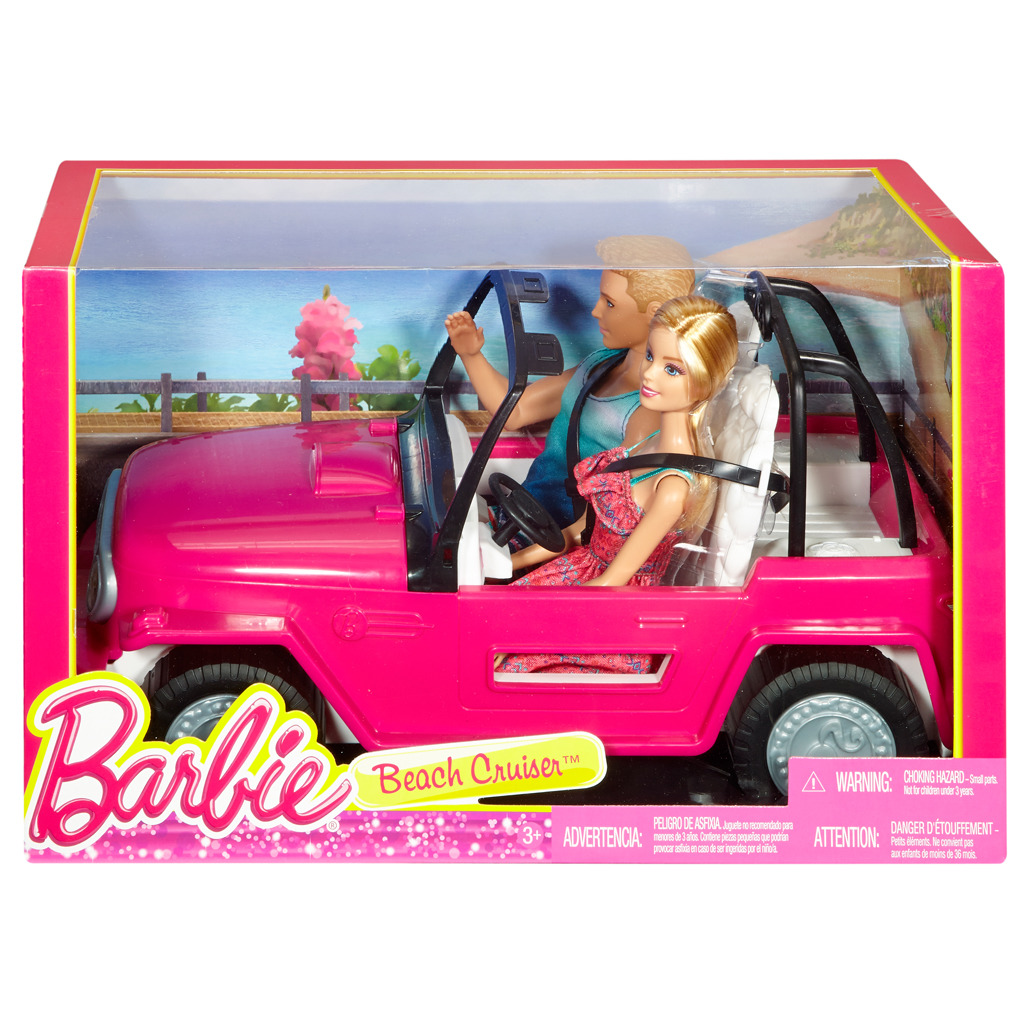Barbie Beach Cruiser met Barbie en Ken - Poppen en Accessoires - Barbie- 46.29€ bij Bobby &amp; Caro