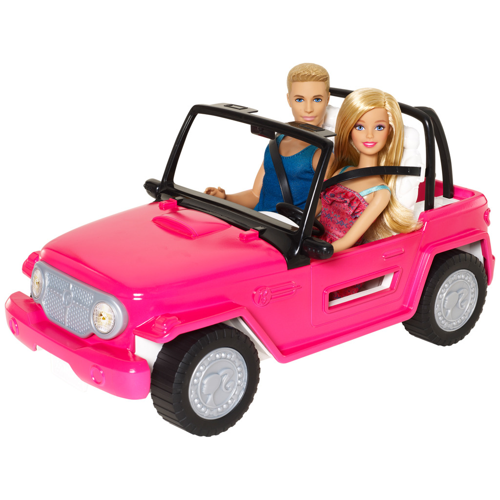 Barbie Beach Cruiser met Barbie en Ken - Poppen en Accessoires - Barbie- 46.29€ bij Bobby &amp; Caro