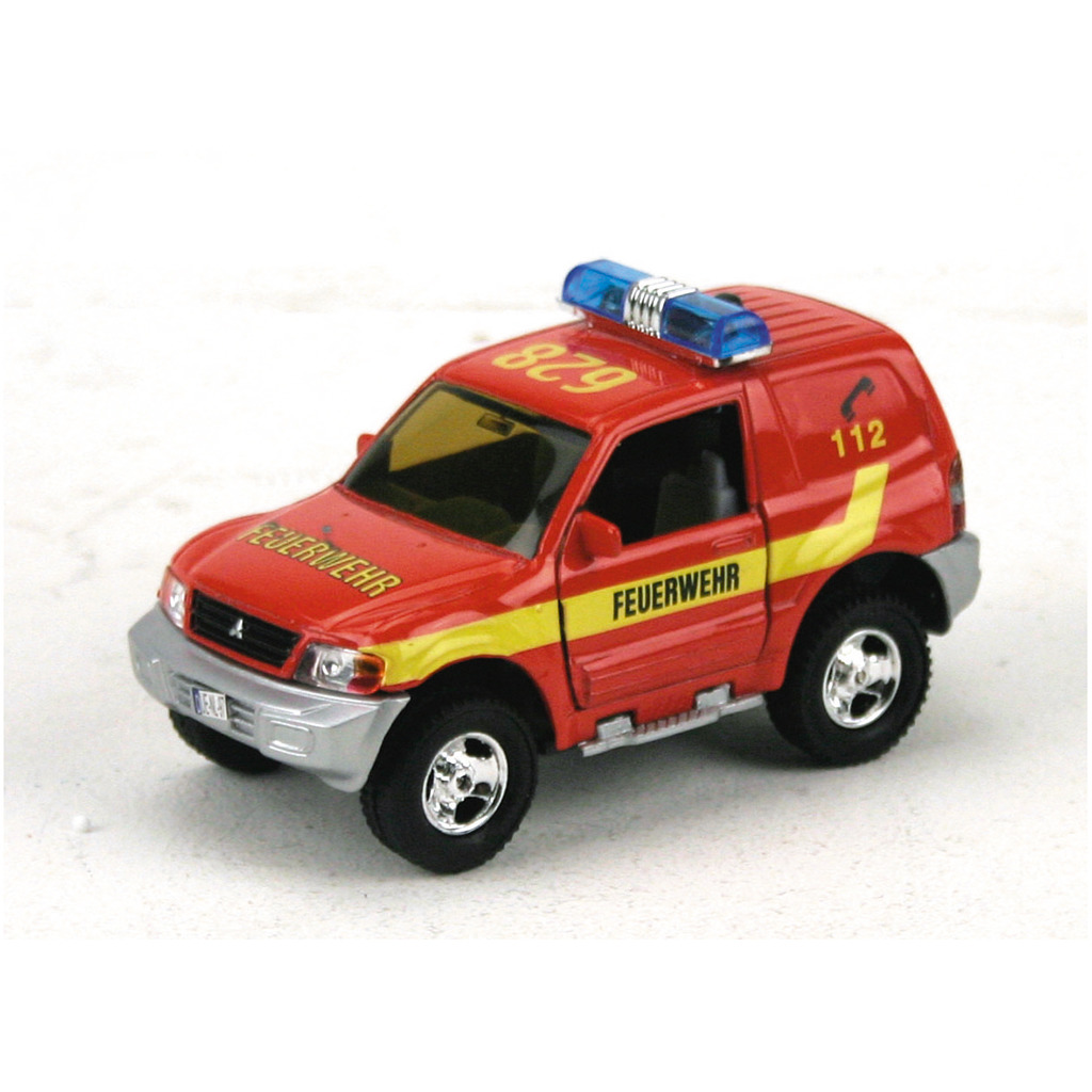 Duitse Pull-Back Brandweerauto met Geluid - Brandweer Speelgoed - Basic- 5.49€ bij Bobby &amp; Caro