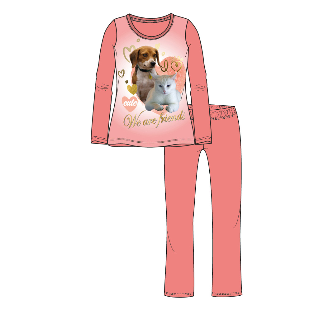 Pyjama Hond/Kat Maat 110/116 - Kinderkleding - Basic- 10.95€ bij Bobby &amp; Caro