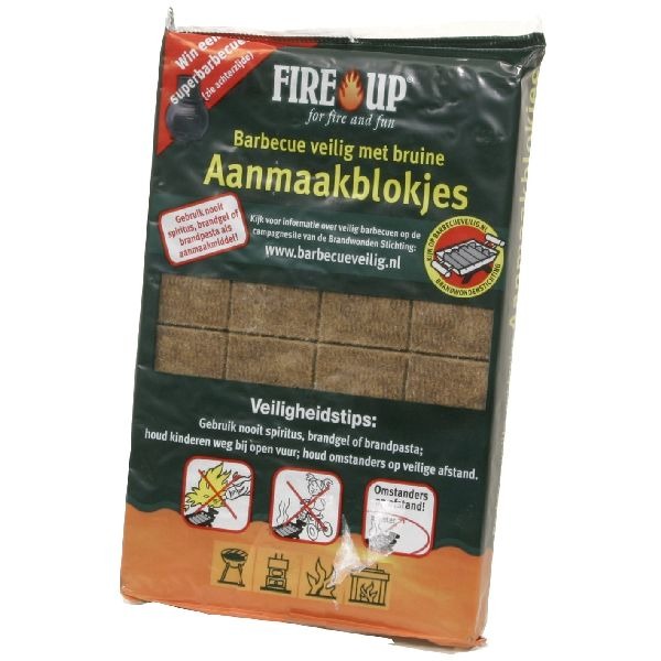 Fire up Aanmaakblokjes 24 stuks - Outdoor - Basic- 1.39€ bij Bobby &amp; Caro