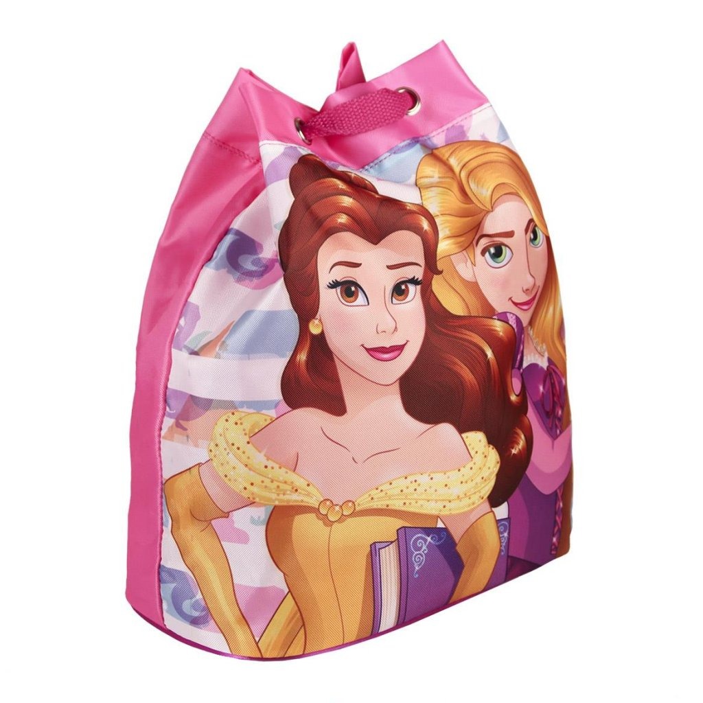 Disney Princess Gymrugzak 23x21x9.5 cm Roze - Rugzakken en Tassen - Cerda- 9.99€ bij Bobby &amp; Caro