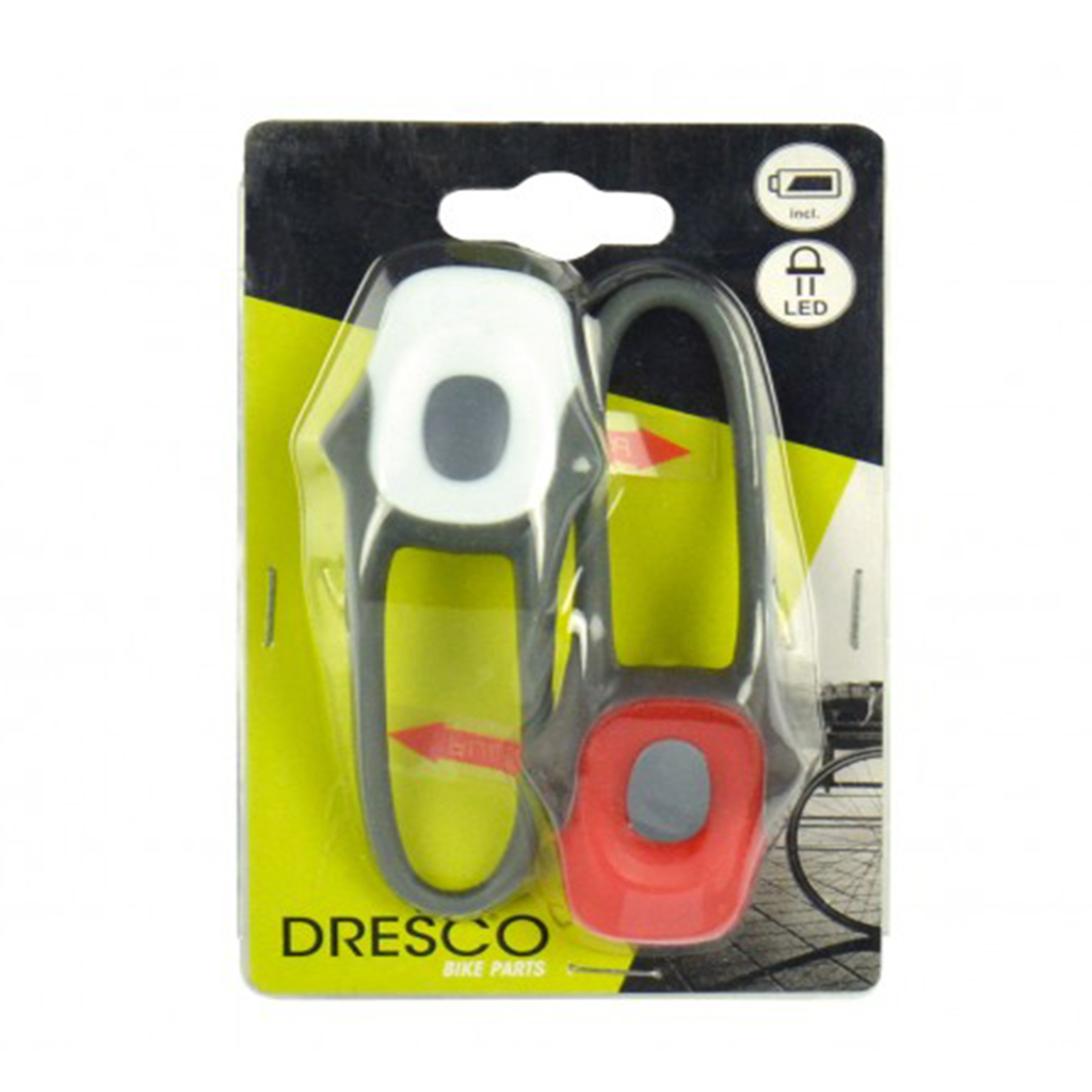 Dresco Fietsverlichtingset Frog Light - Fiets Accessoires - Dresco- 3.55€ bij Bobby &amp; Caro