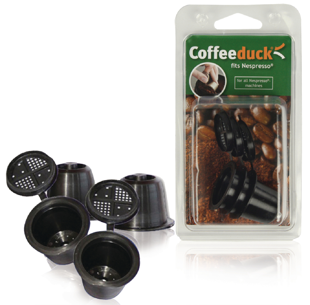 Ecopad COFFEEDUCK4N Coffeeduck Nespresso-apparaat Zwart - Koffiemachine Accessoires - Ecopad- 10.05€ bij Bobby &amp; Caro