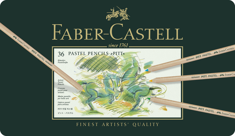 Faber Castell FC-112136 Pastelpotlood Faber-Castell Pitt Metalen Etui A 36 Stuks - Pastelpotloden - Faber Castell- 67.49€ bij Bobby &amp; Caro