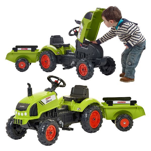 Falk Claas Tractor Arion 410 Tractor + Aanhanger 2-5 - Tractors - Falk- 89.95€ bij Bobby &amp; Caro