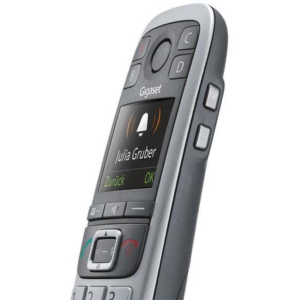 Gigaset E560HX Big Button Telefoon Zilver/Grijs - Draadloze Telefoons - Gigaset- 83.20€ bij Bobby &amp; Caro