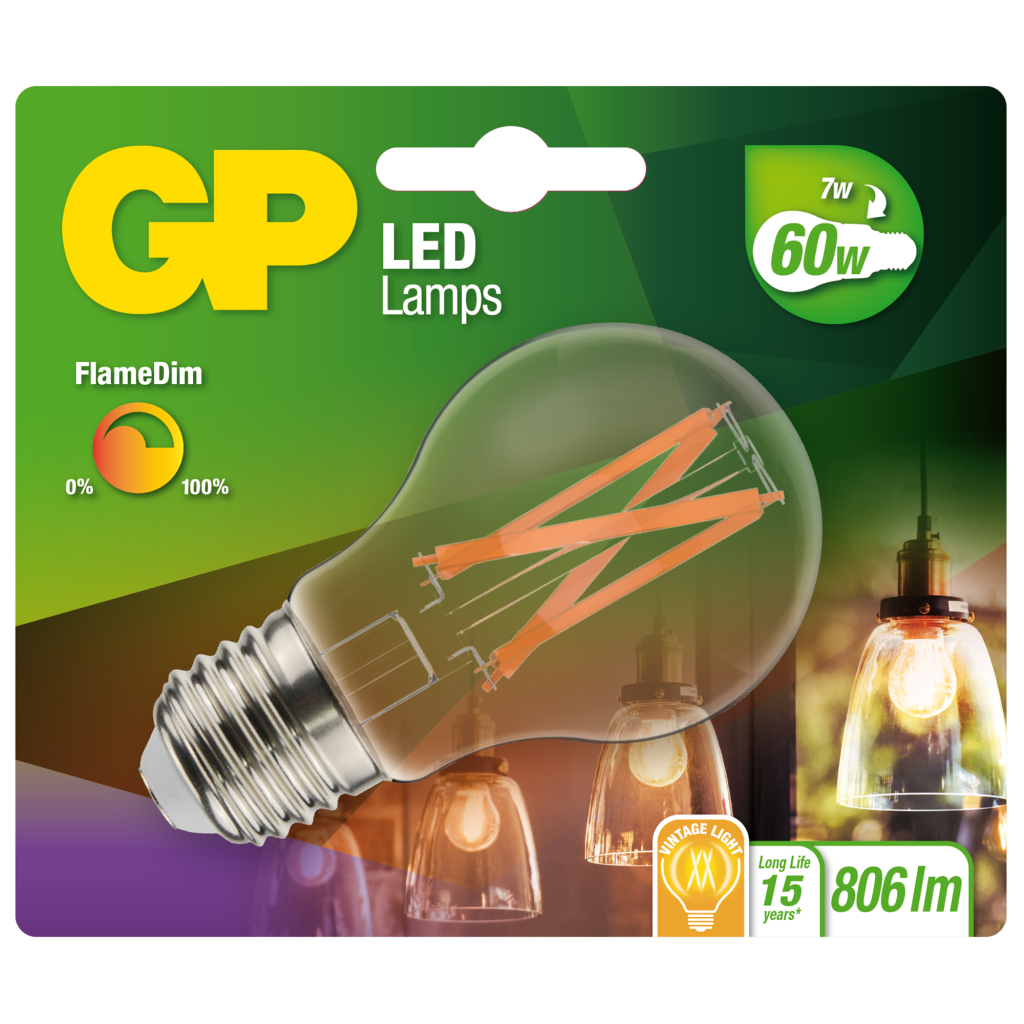 GP Lighting Gp Led Classic Fila. Fd 7w E27 - LED Lampen - GP Lighting- 10.89€ bij Bobby &amp; Caro