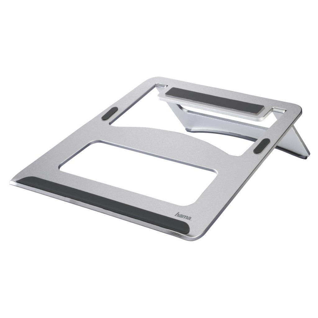 Hama Notebook-stand Aluminium Zilver - Notebook Accessoires - Hama- 25.99€ bij Bobby &amp; Caro