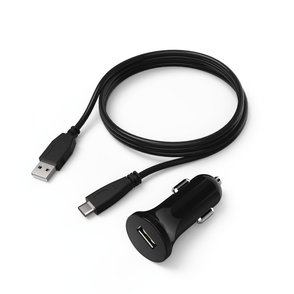 Hama Auto-oplader Met USB-C-kabel Voor Nintendo Switch Zwart - Autoladers - Hama- 15.05€ bij Bobby &amp; Caro