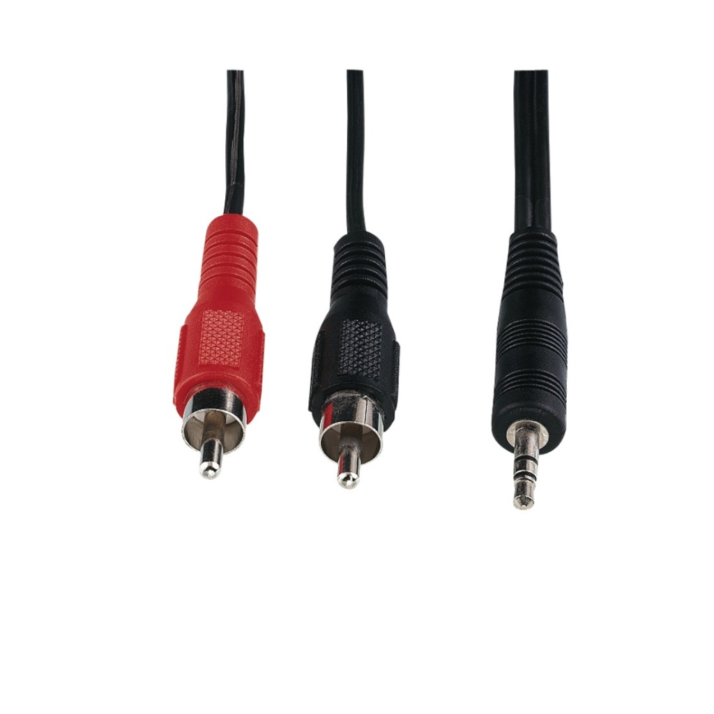 Hama 3,5Mm Plug St/2 Cinch 5M - Audio Kabels - Hama- 9.39€ bij Bobby &amp; Caro