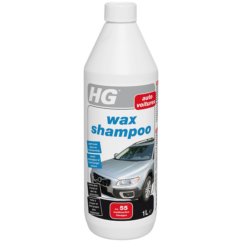HG Car Wax Shampoo 1L - Accessoires - HG- 5.65€ bij Bobby &amp; Caro