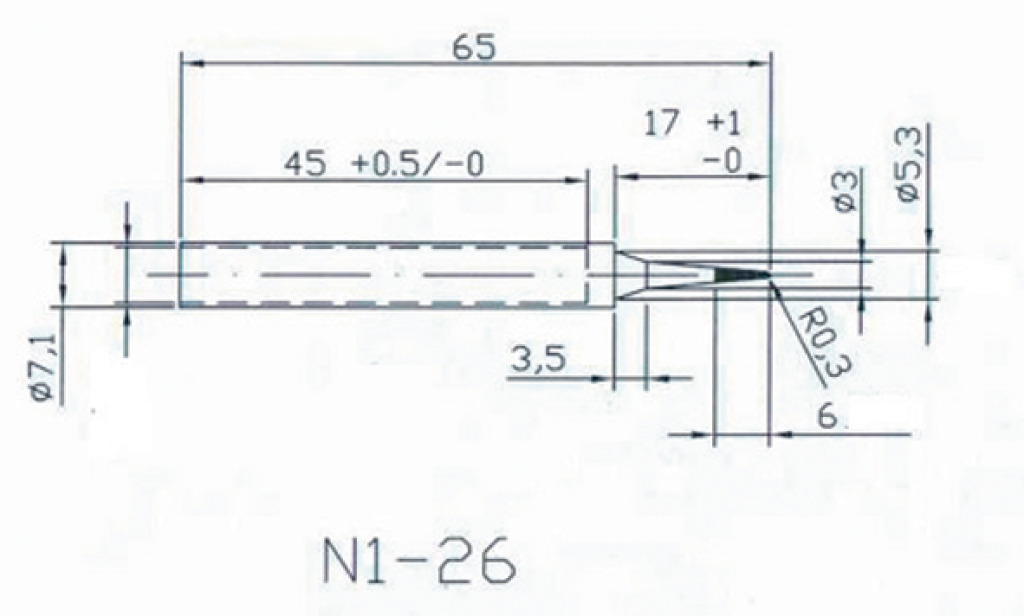 Hq Solder/tip2 Vervangingstip voor Solder20/30 - Huishouden - HQ- 2.25€ bij Bobby &amp; Caro