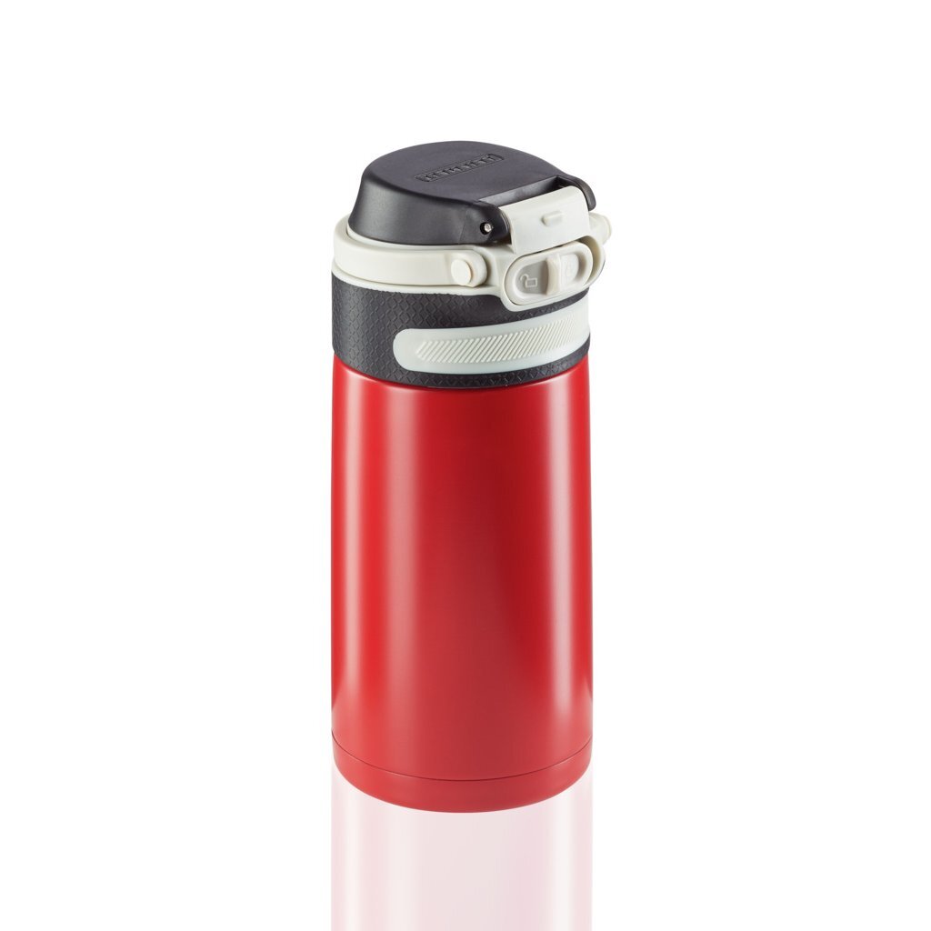 Leifheit 3245 Flip Isoleerbeker 350 ml Rood - Huishouden - Leifheit- 14.99€ bij Bobby &amp; Caro