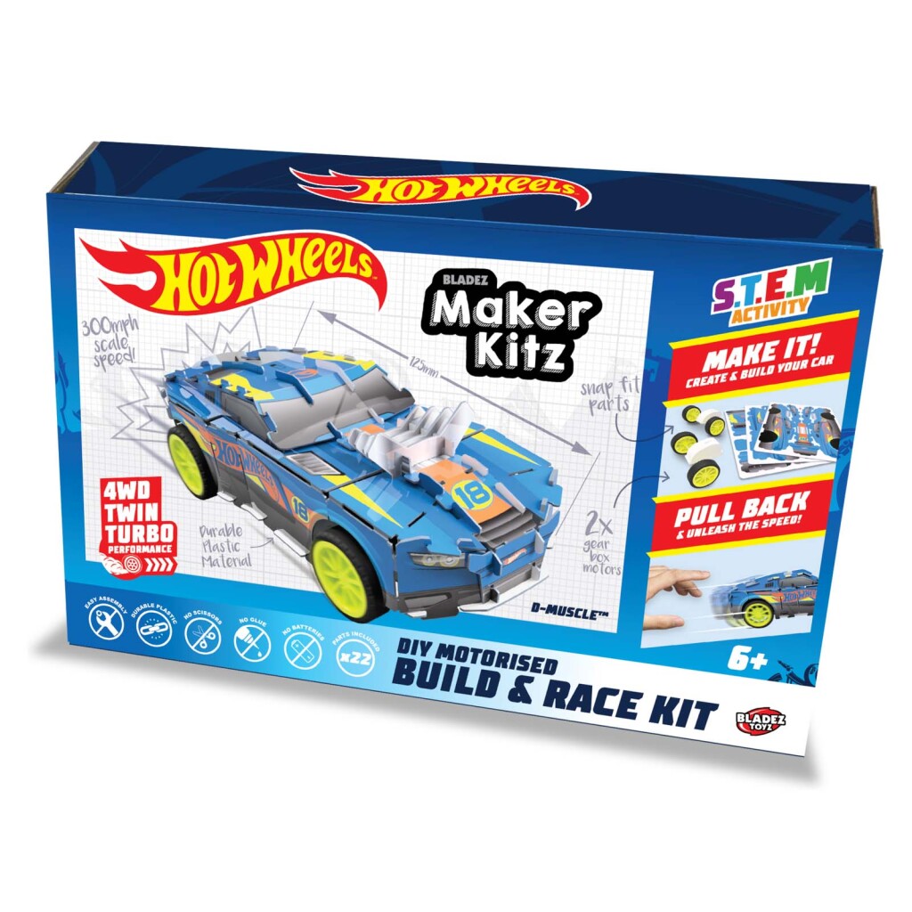 Hot Wheels Bladez Maker Kitz Build and Race Kit - Auto s/Vliegtuigen enz. - Mattel- 6.69€ bij Bobby &amp; Caro