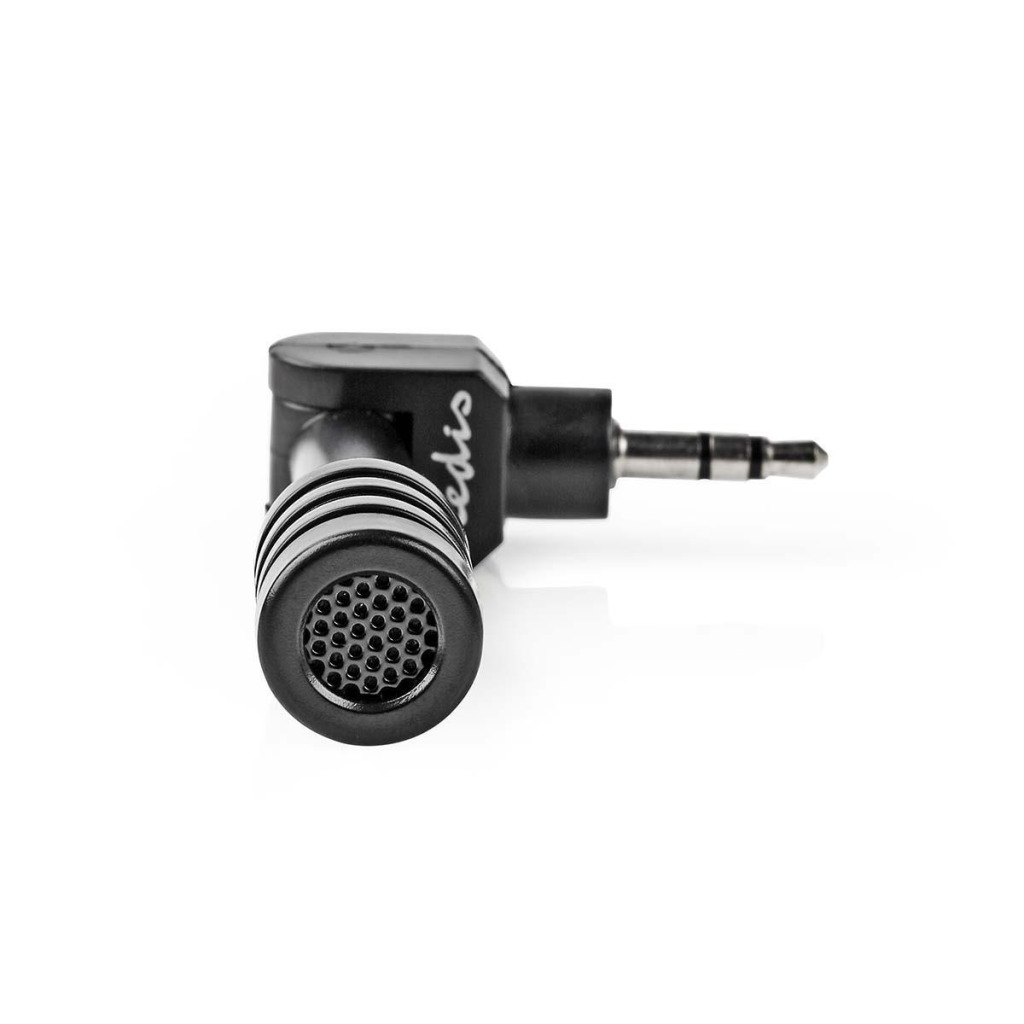 Nedis MICMJ100BK Bedrade Microfoon Mini Plug-in 3,5 Mm Zwart - Microfoons - Nedis- 3.75€ bij Bobby &amp; Caro
