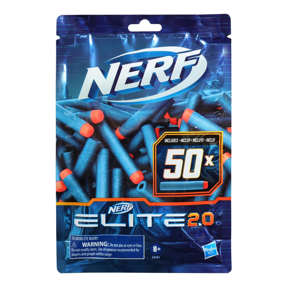 Nerf Elite 2.0 Darts 50 Stuks - Nerf N Strike Dartblasters - Nerf- 9.60€ bij Bobby &amp; Caro