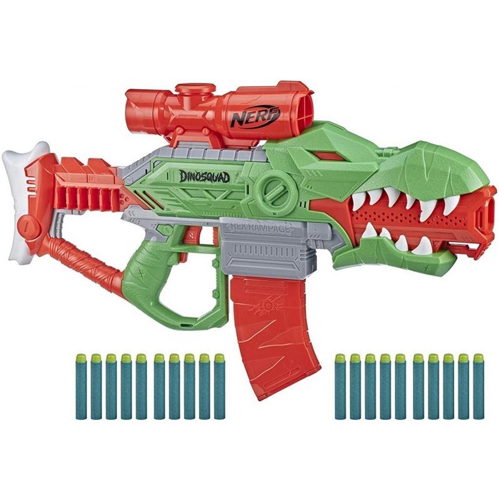 Nerf Dinosquad Rex-Rampage Blaster + 20 Darts - Nerf N Strike Dartblasters - Nerf- 62.05€ bij Bobby &amp; Caro