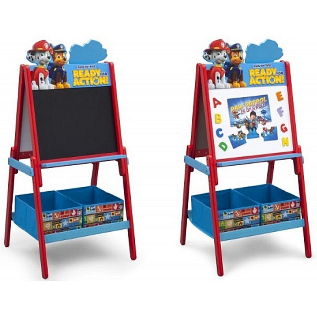 Paw Patrol TE87578PW Houten Dubbelzijdig Krijtbord/Whiteboard - Schoolbord/Whiteboard - Paw Patrol- 79.99€ bij Bobby &amp; Caro