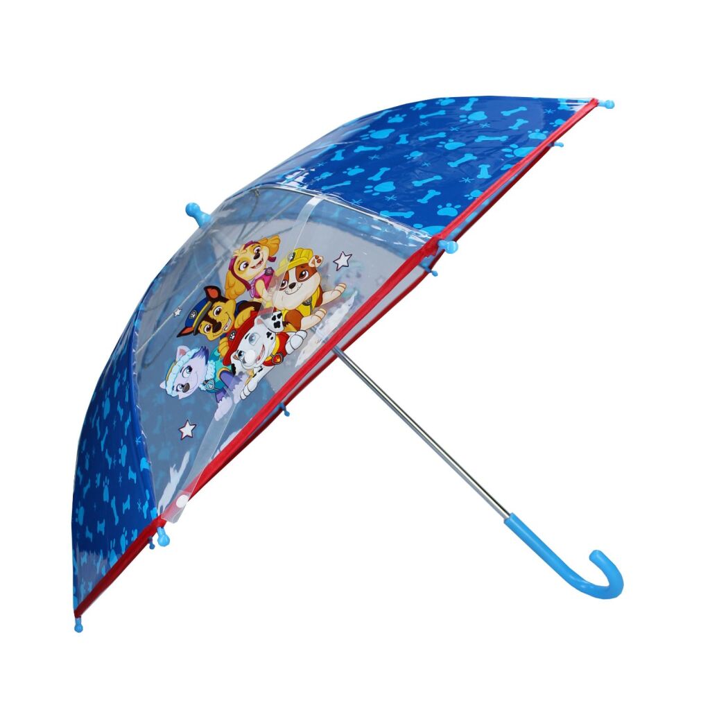 Paw Patrol Paraplu Transparant/Blauw - Kinderparaplu s - Paw Patrol- 5.35€ bij Bobby &amp; Caro