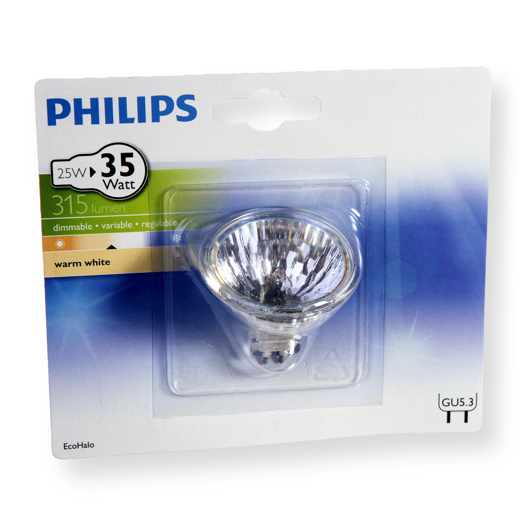 Philips 2010072120 8727900250886 Halo Eco Reflector 12v 25w-g5.3 - Halogeen Lampen - Philips- 4.99€ bij Bobby &amp; Caro