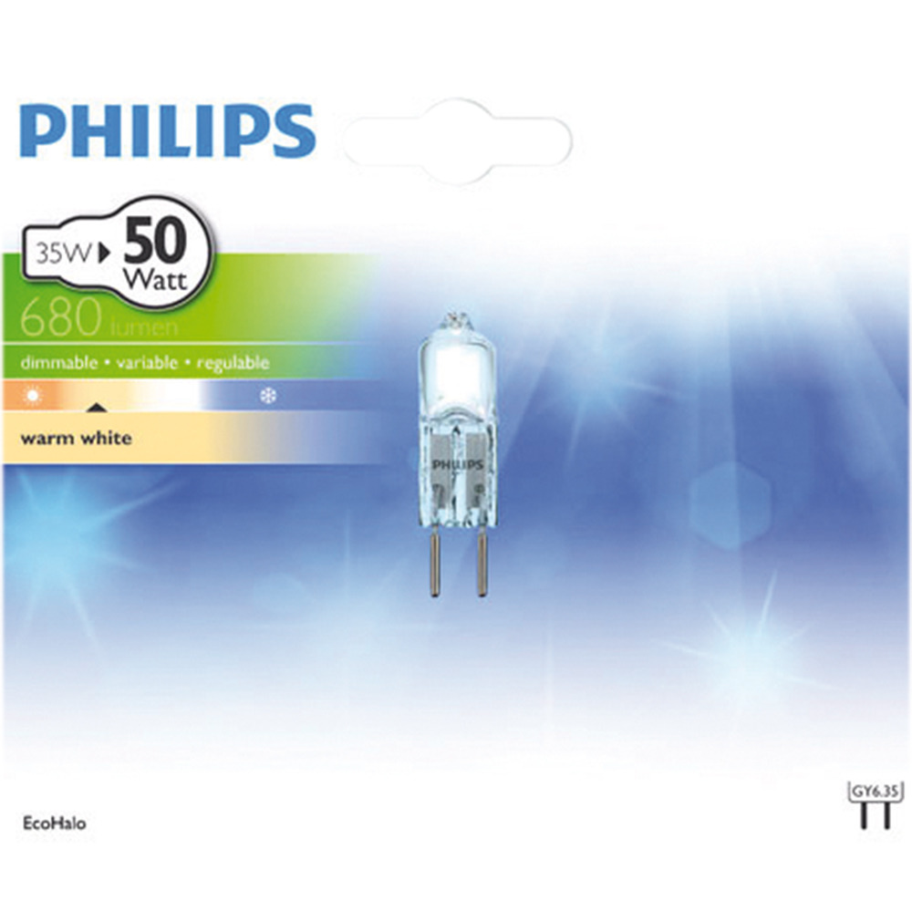 Philips 2010073535 8727900252989 Halo Eco Caps 35w-gy6.35 - Halogeen Lampen - Philips- 4.75€ bij Bobby &amp; Caro