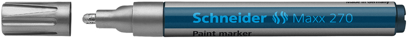 Schneider Lakmarker Maxx 270 1-3mm Zilver Doos 10 Stuks - Hobby en Knutselen - Schneider- 22.99€ bij Bobby &amp; Caro