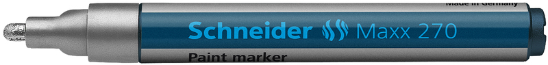 Schneider Lakmarker Maxx 270 1-3mm Zilver Doos 10 Stuks - Hobby en Knutselen - Schneider- 22.99€ bij Bobby &amp; Caro