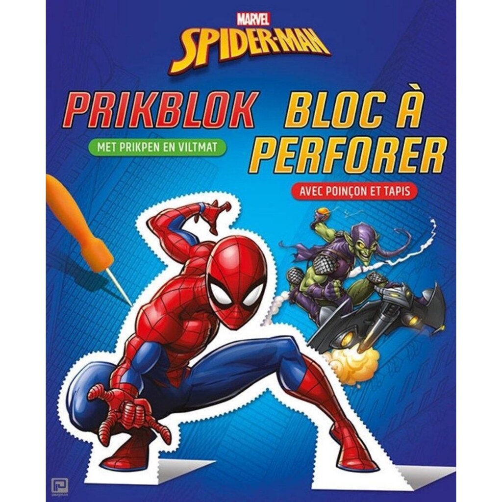 Spiderman Prikblok - Kleuren Diversen - Spiderman- 7.59€ bij Bobby &amp; Caro