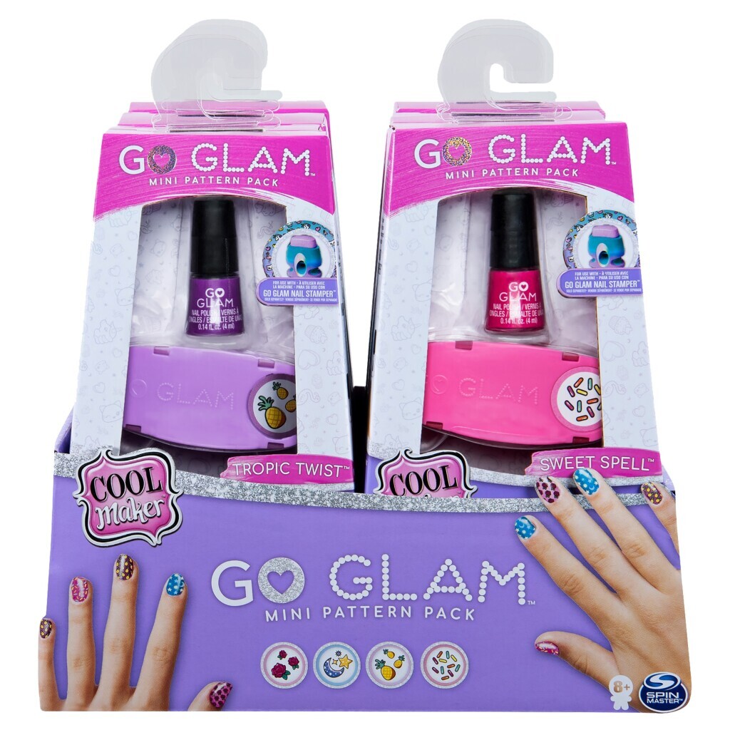 Cool Maker Go Glam Nail Fashion Pack Mini Assorti - Make-Up en Haar - Spin Master- 6.95€ bij Bobby &amp; Caro