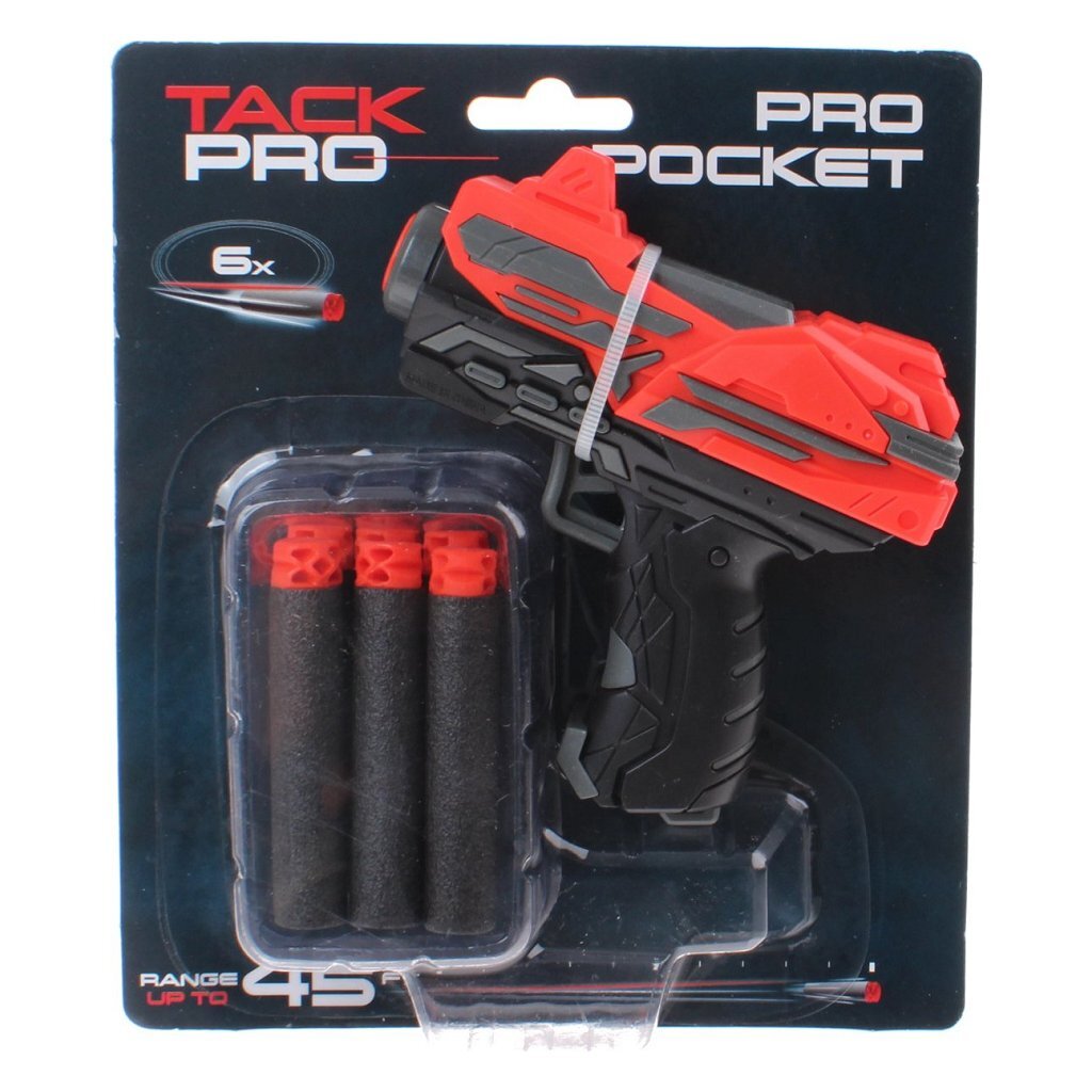 Tack Pro Pocket Blaster met 6 Darts - Dartblasters - Tack Pro- 3.09€ bij Bobby &amp; Caro