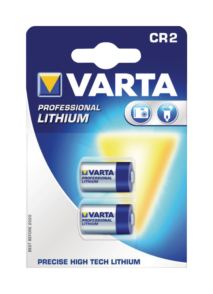 Varta Cr2-2 Lithium Fotobatterij 3 V 920 Mah  2-blister - Camera / Camcorder Batterijen - Varta- 10.45€ bij Bobby &amp; Caro