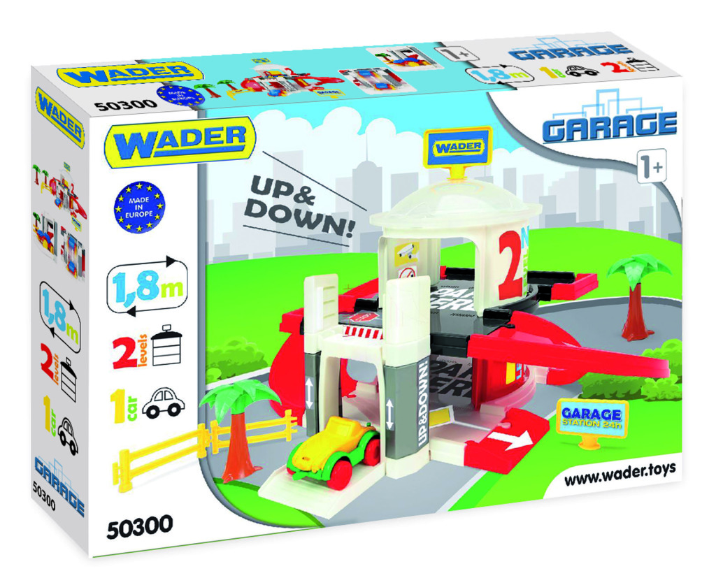 Wader Garage met Lift 2 Verdiepingen - Garages - Wader- 24.95€ bij Bobby &amp; Caro
